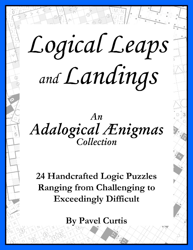 [Photo of Logical Leaps and Landings: an Adalogical Ænigmas Collection]